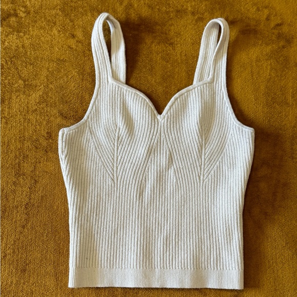 Abercrombie & Fitch Tops - Abercrombie & Fitch Contour Sweetheart Knit Tank Top